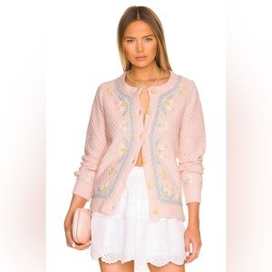 NWT LoveShackFancy Naj Cardigan, XS